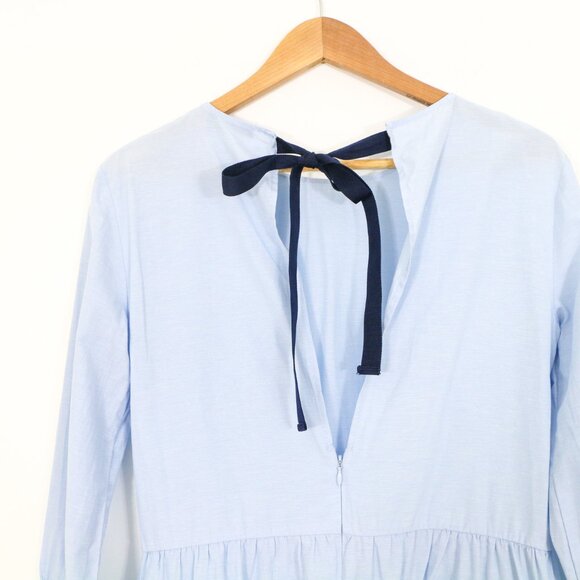 *Zara Baby Blue Ruffled Hem Romper Dress - Picture 6 of 10